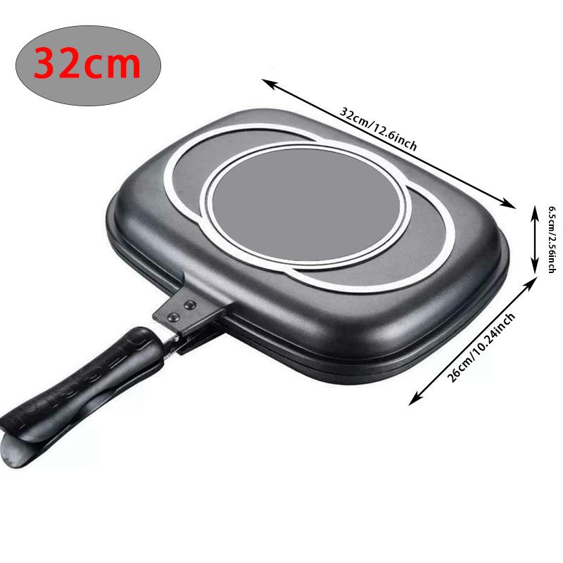 

Double-Sided Griddles & Grill Pans Portable Frying Pan Non Stick Pots Kitchen Cooking Baking Tools For Home Camping Roasting P