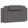 VidaXL Coussin de Tête de Lit, Oreiller de Lecture avec Fermeture à Glissière, Coussin de Lecture pour Lit Chambre, Gris 100 374777