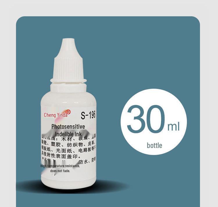 196 White Indelible Ink: Quick-Drying, Non-Fading for Metal, Plastic, Leather, and Ceramic Surfaces