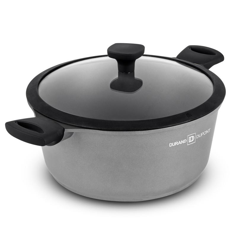 Cast Aluminum Casserole 24 Cm With Chambord Titanium Lid FT24TFI Durant Dupont