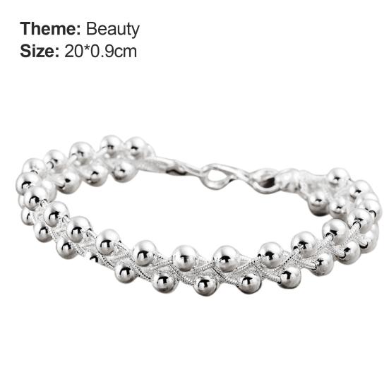 Cute Beads Party Chain Bracelet Jewelry ARI