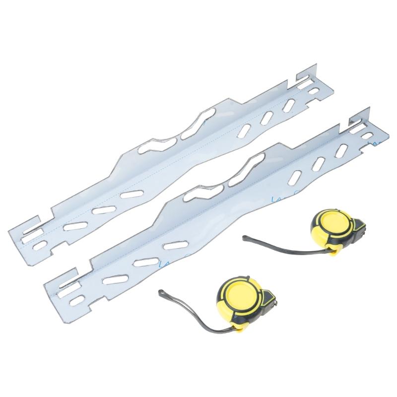 Wheel Alignment Measurement Tool Toe Alignment Tool Plate Wheel Alignment Tool with 2pcs 5m Tape Measure Car Repair Tool