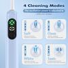 Sonic Electric Toothbrush Smart Ultrasonic Dental Teeth Whitening Rechargeable Adult Tooth Brush Sarmocare X800U with 2 Brushs