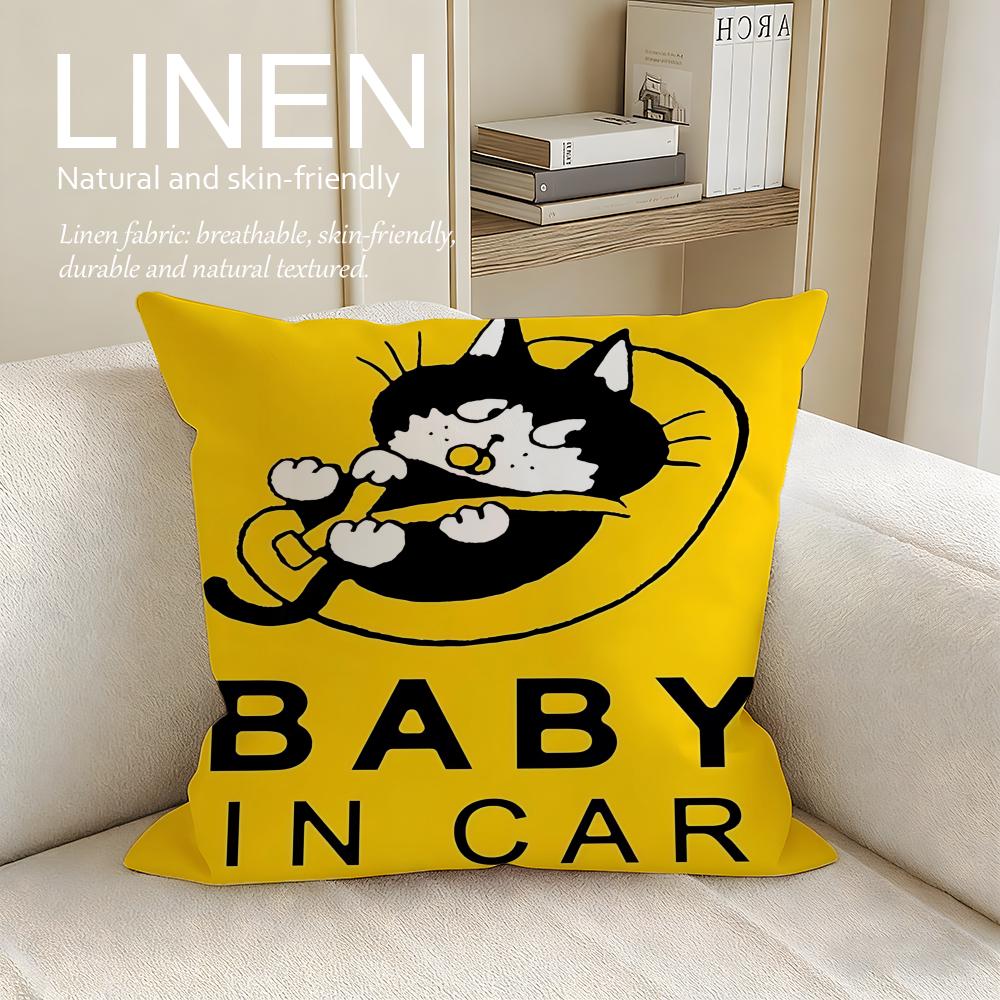 Artist Naoto Hidaka Cushion Cover Pillowcase Set Pcs X X Breathable Washable Sofa Cushion Cover