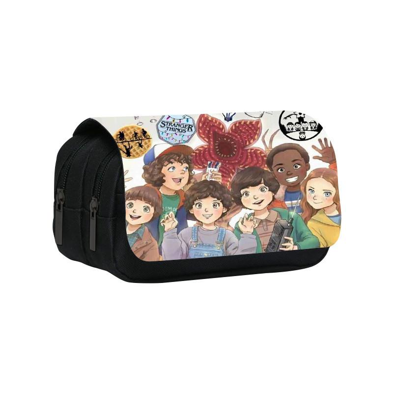 Dvouvrstvý penál Stranger Things s velkou kapacitou pro studenty a do kanceláře