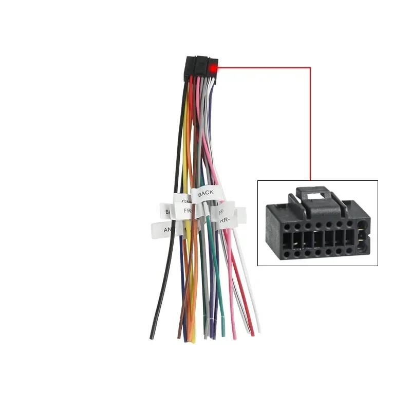 16 Pin ISO / Universal Adapter for VW Ford Honda Car Stereo Multimedia Player Connector Wire Plug Kit Audio Wiring Harness Cable
