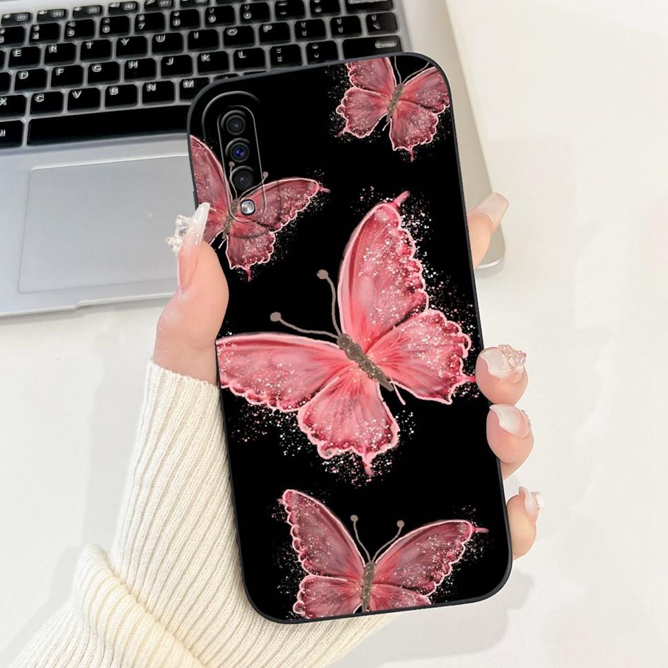 Protector Cover For Samsung Galaxy A50 Case Floral Animals Silicone Soft Coque for Samsung A50 SM-A505FN Case Phone Bags