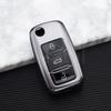 2/3 Buttons Shell Fob For Vw Volkswagen Mk4 Bora Golf 4 5 6 Jetta Passat Polo Bora Touran Skoda Seat Tpu Car Key Case Cover