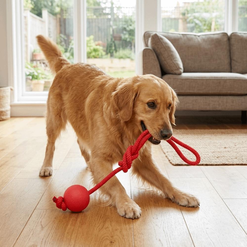 Round Shape Dog Chew Ball Cotton Rope Pet Rope Ball Puppy Molar Toy Small Dog Daily Play