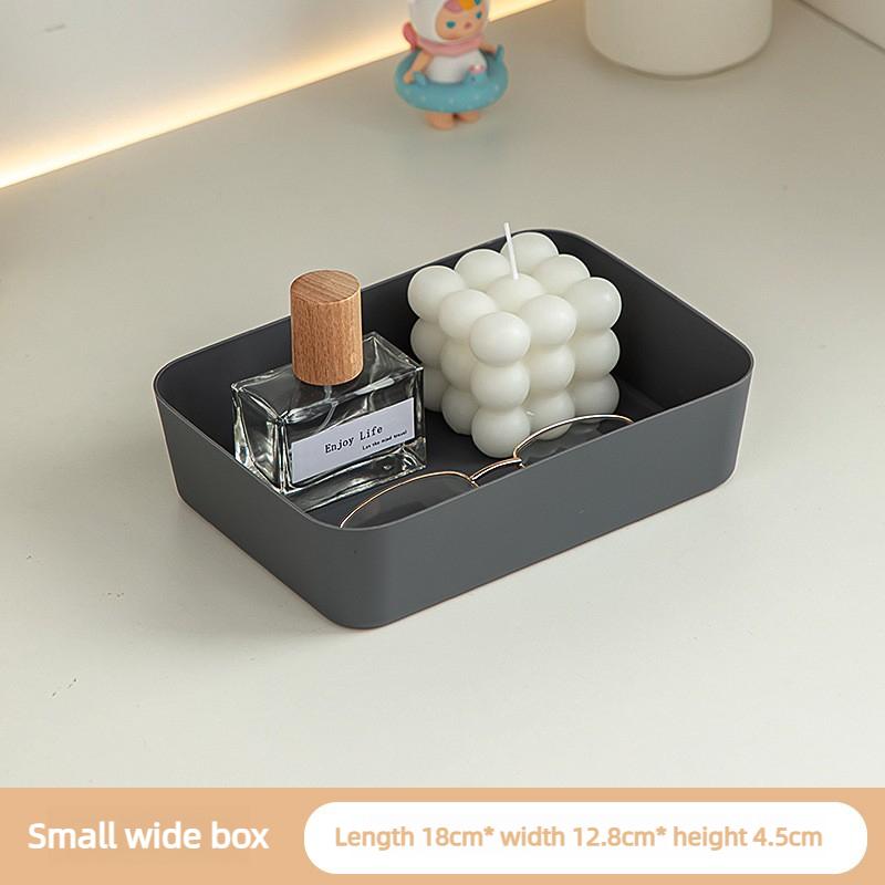 Multi-Purpose Plastic Drawer Organizer Boxes - Desktop Storage Containers for Jewelry, Makeup & Small Desk Essentials