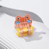 Hair Claw Clip Princess Theme Hair Claw Clamp Lovely Frogs Hair Catch Barrettes Strong Hold Hairpin for Girls