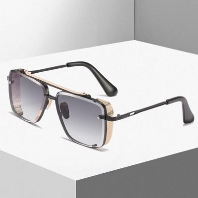 Vintage okulary przeciwsłoneczne dla mężczyzn kobiety gradientowe okulary przeciwsłoneczne marka projektant luksusowe Streetwear okulary modne duże okulary samochodowe