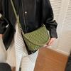 Summer high-end messenger small bag women's new pleated chain bucket bag shoulder handbag