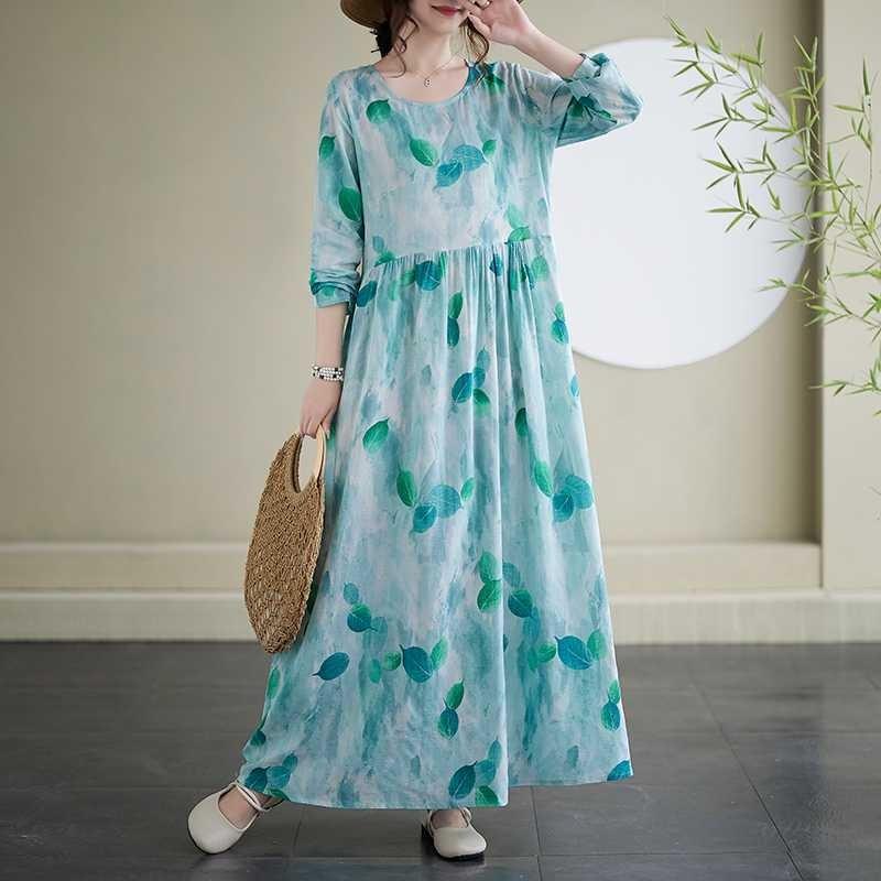Actual 2025 Early Fall New Floral Dresses