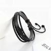 Color Woven Leather Trend Bracelet, Simple Style Men And Women Couple Bracelet, Personalized Versatile Student Hand Rope