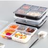 Disposable 5-Compartment Takeout Lunch Boxes