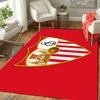 Sevilla FC Pattern Rug Floor Mat for Living Room or Bedroom Soft and Comfortable Carpet a Gift for Birthday and Holiday.