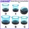 Dental Silicone Casting Pot Ring Wax Embedding Ring Round Plastic Base for Dental Laboratories Rubber Tools for Wax