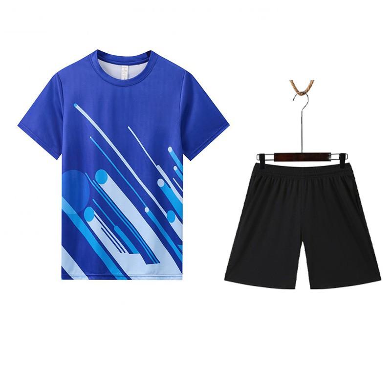 Quick-Dry Badminton Set Men Women Youth Breathable Sportswear Tennis Pickleball Volleyball Training Competition Uniform
