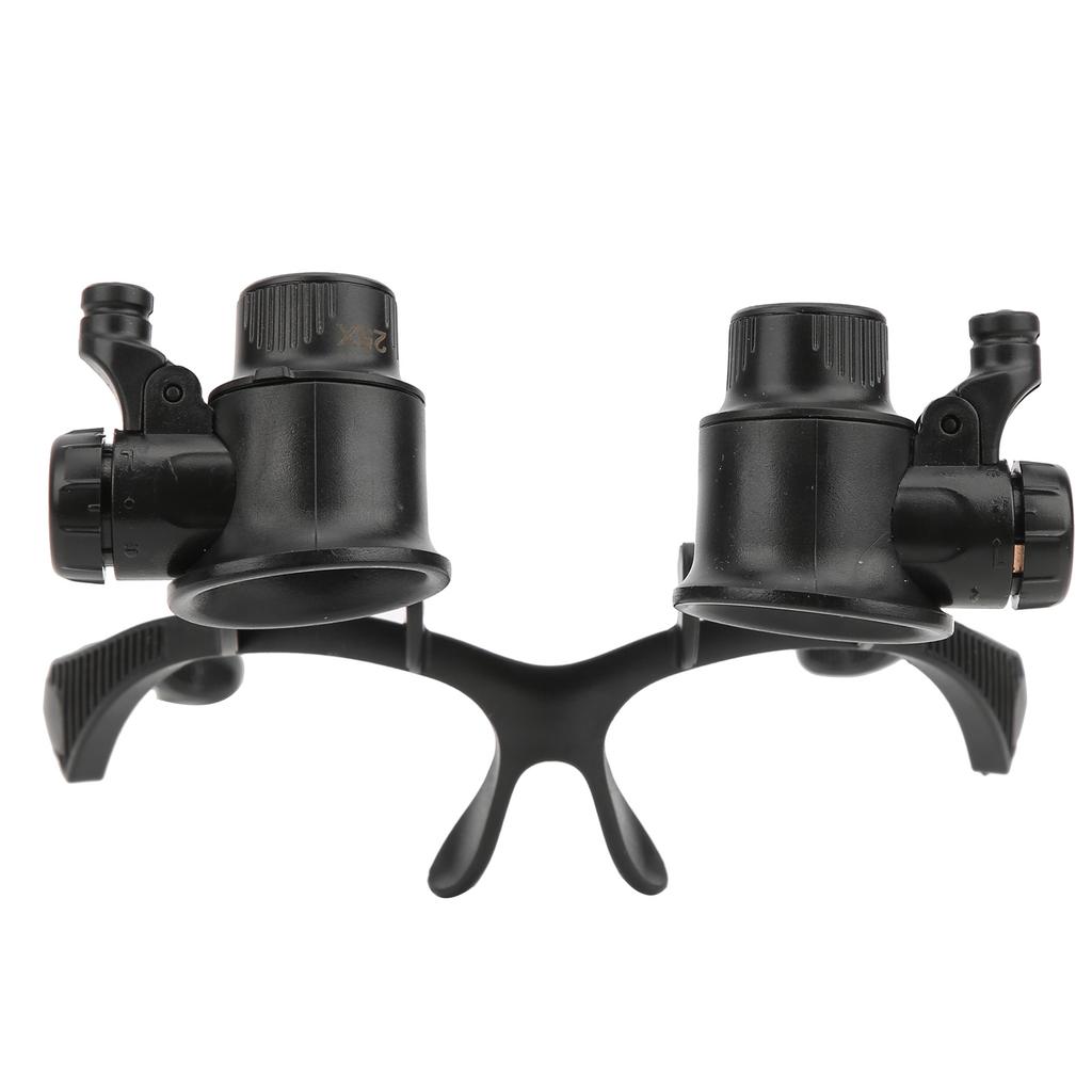 Jewelry Magnifying Glass with 2 LED Light 8 Interchangeable Lens 10X 15X 20X 25X