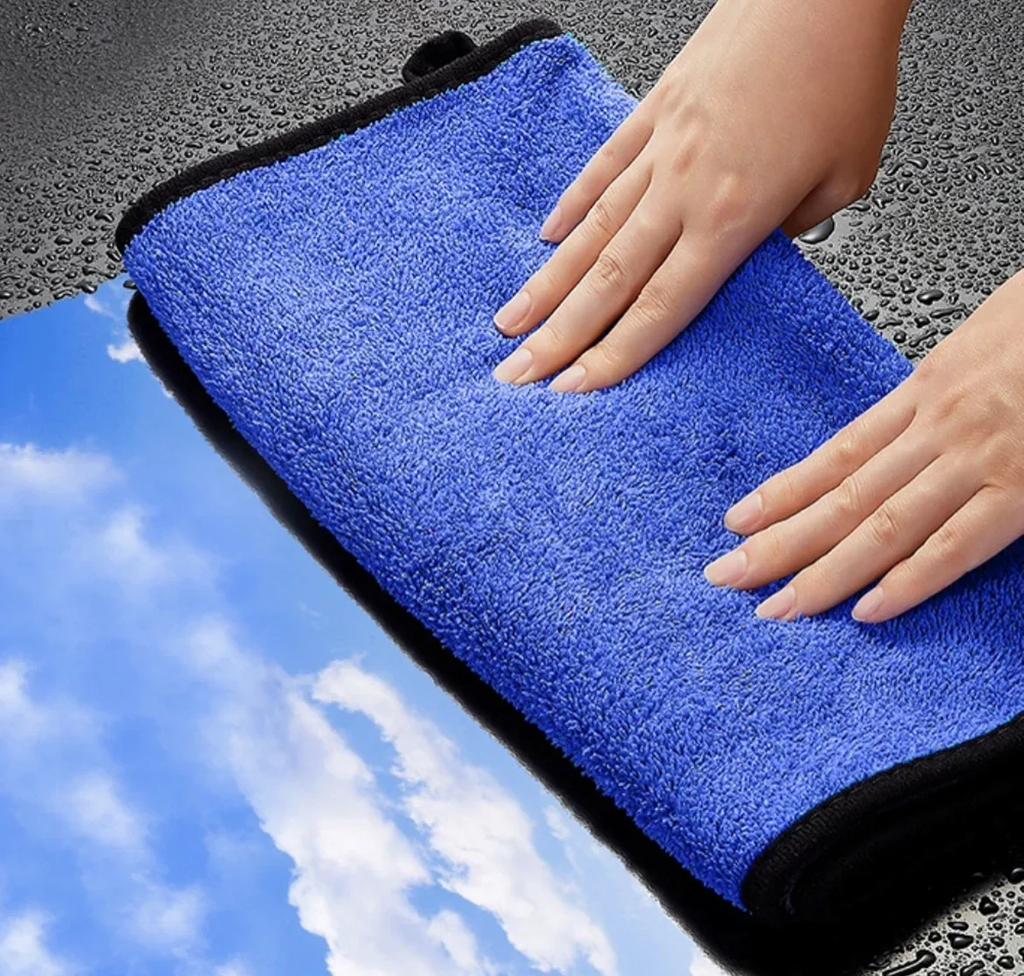 2pcs Microfiber Cars Wash Towels Extra Soft Cleaning Rag For Car Washing Tools Auto Detailing Absorbent Wash Duster Towel