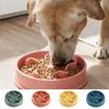 PP Material Puppy Slow Feeder Prevent Choking Pet Feeding Bowl Slow Eating Dog Bowl  for Dog Cat