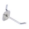 Metal Peg Board Hooks Square Tube Slatwall Display Accessories Hardware Tool for Garage Supermarket
