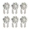 6x Rhinestone Button Covers Sewing Button Covers Decor Party Women Men
