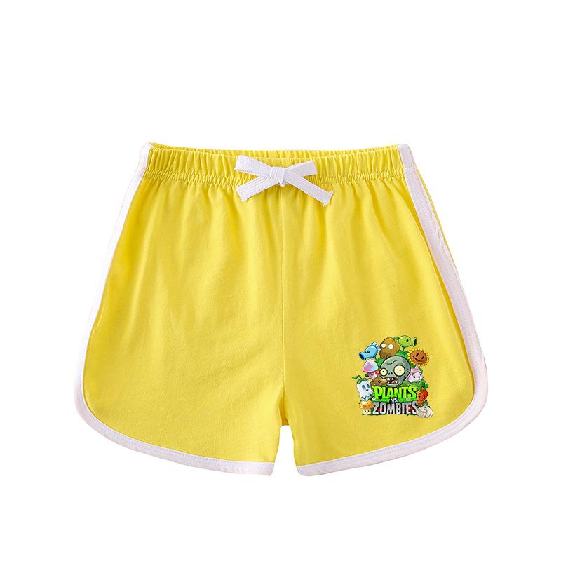 Kids' Summer Color Block Sports Set: Baby Shorts & Short Sleeve T-shirt