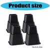 8Pieces Practical Furniture Risers 6Inch Height Adjustable Bed Leg Extenders Convenient for Small Space Daily Use