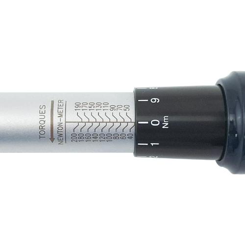 SIGNET Wheel Nut Torque Wrench 73131, 1/2 Drive, 40-200 Nm Measuring Range, 24 Gears, 460 Mm Overall Length