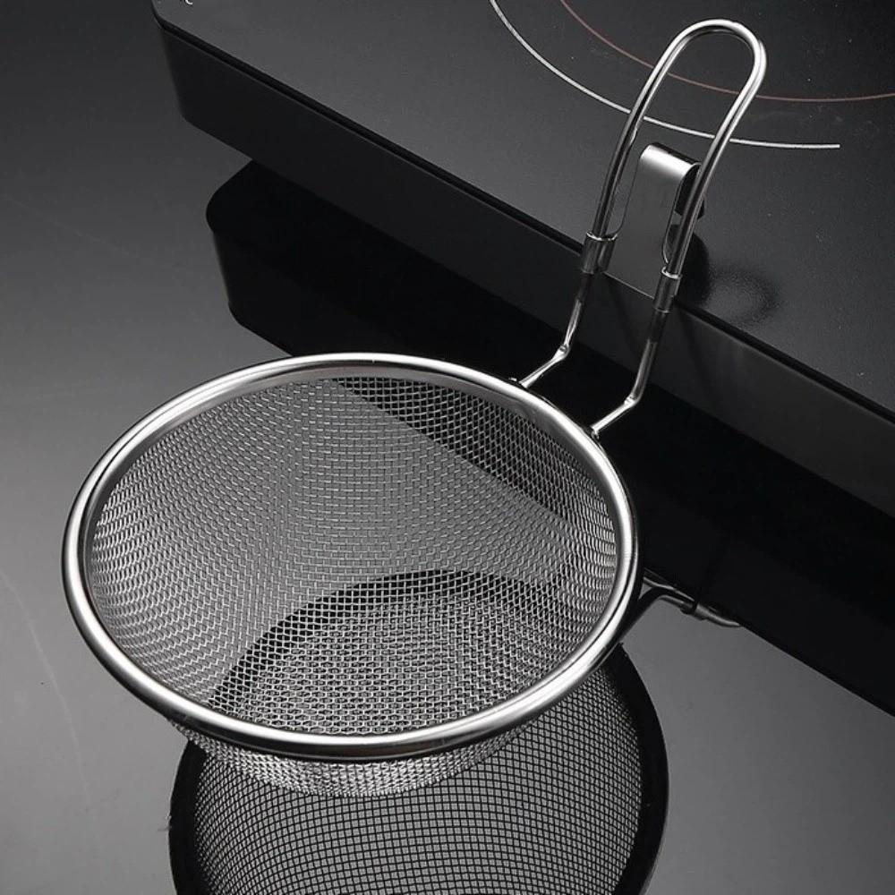Wall-mounted Frying Filter Basket Stainless Steel Hot Pot Strainer  Noodle Preparation