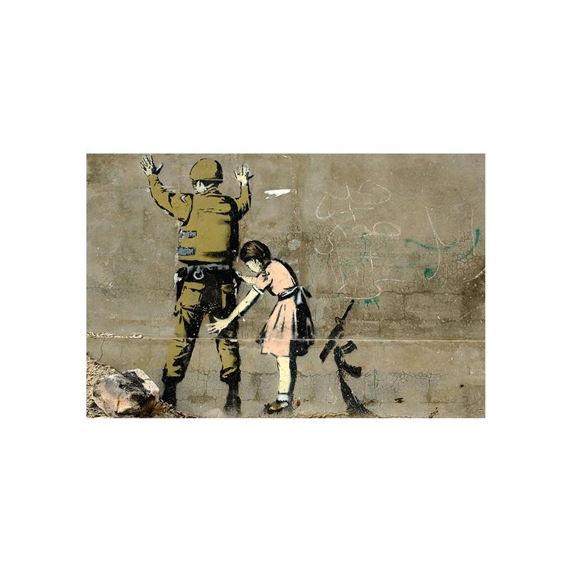 Banksy Retro Graffiti Malerei Druck Abstrakte Wand Kunst Leinwand Poster Lustige Ironisch Bild für Wohnzimmer Home Decor Cuadros