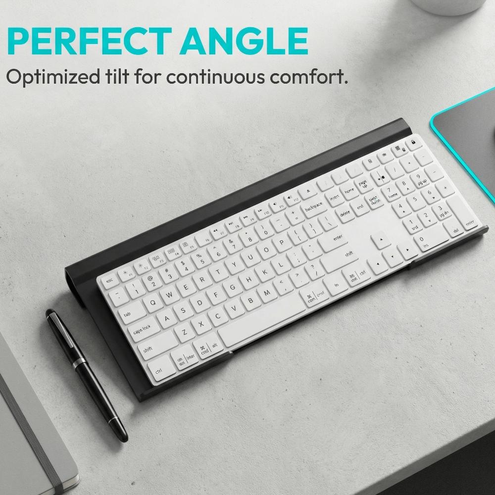 Clear Acrylic Acrylic Keyboard Stand Portable Durable Desktop Keyboard Tray Ergonomic Reusable Keyboard Display Stand Office Use