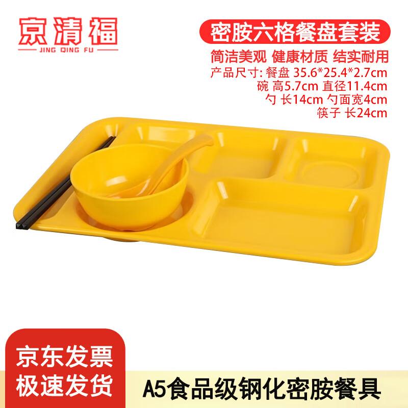 Commercial Melamine Divided Cafeteria Tray