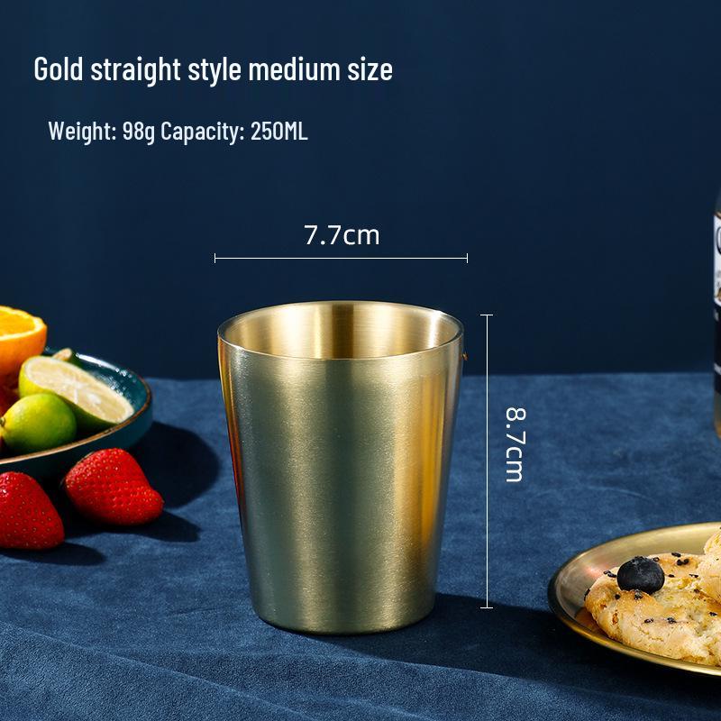 Korean Double-Walled Stainless Steel Sippy Cup & Beer Mug