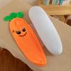 Carrot plush toy doll with liner radish doll bed sleeping throw pillow girl birthday gift