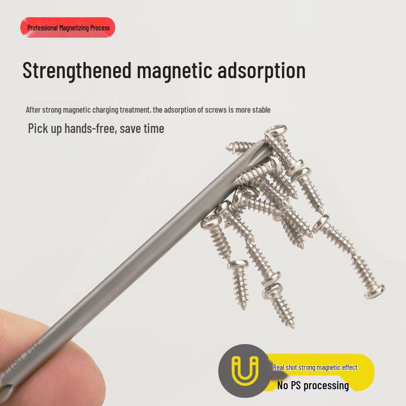 Imported S2 Steel 5mm Magnetic Electric Screwdriver Bits (801/800), 101-Piece Set