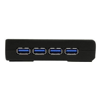 4portový USB 3.0 Hub - USB Hub - Černý - 4portový USB 3.0 Hub - SuperSpeed ​​​​USB Hub - Černý - ST4300USB3EU