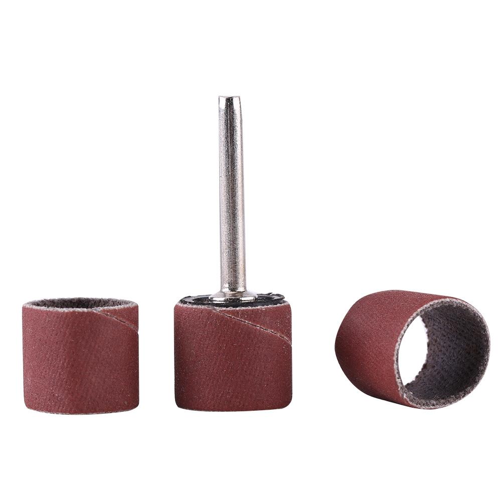 Sanding Sandpaper Bands Sleeves Mandrel Woodworking Craft Polishing Kit (#80)