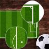 Nepnuser Linen Soccer Table Runner Sport Table Decoration Boy Soccer Birthday Party Supplies for Farmhouse Rustic Vintage Table Cover Home Kitchen