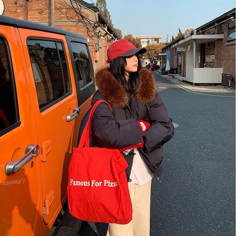 Autumn Winter Thicken Warm Parka Women Casual Sweety Solid Color Big Pocket Loose Hooded Coat Jackets Outwear