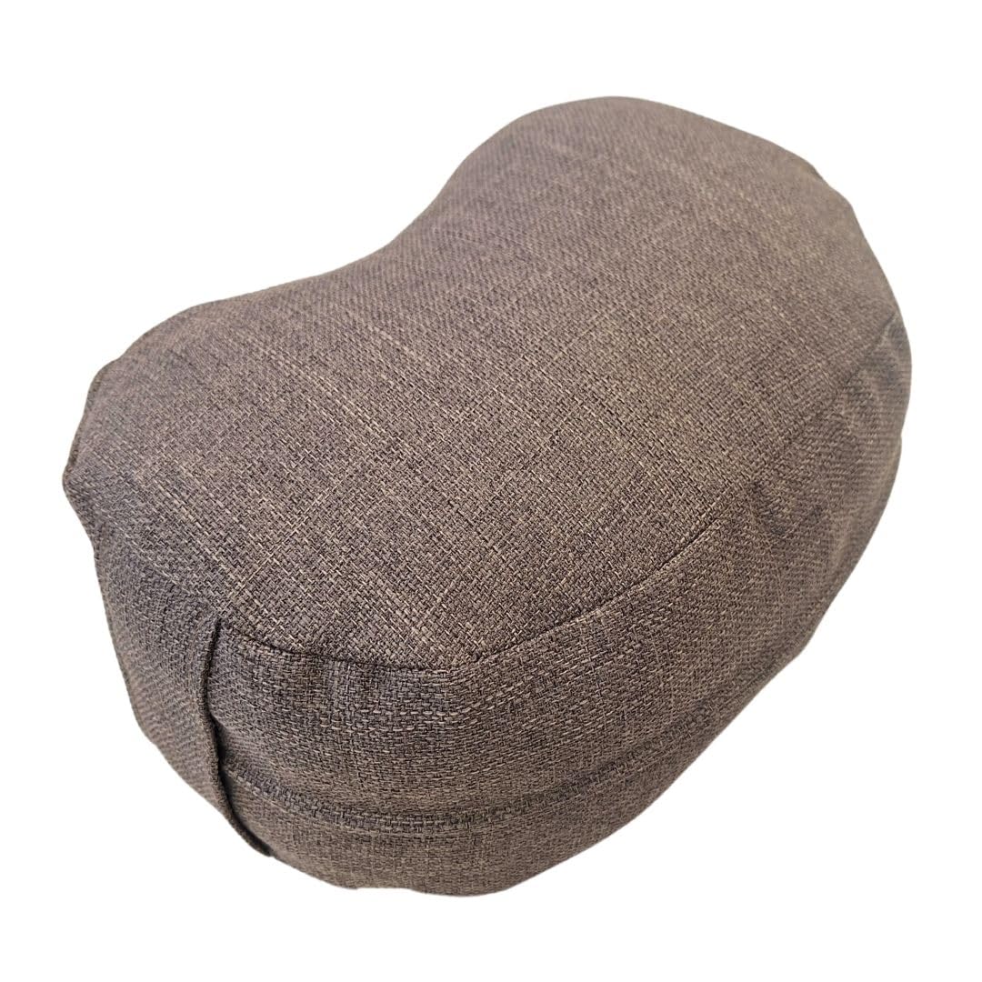 Mindfulness Days Seiza Cushion, Seiza Chair Pillow, Cotton, Made in Japan, 28 x 17 x 12 cm (Chambray Brown)