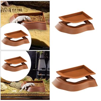 Reptile Bathing Pool Aquarium Ornament for Scorpion Bearded Dragon