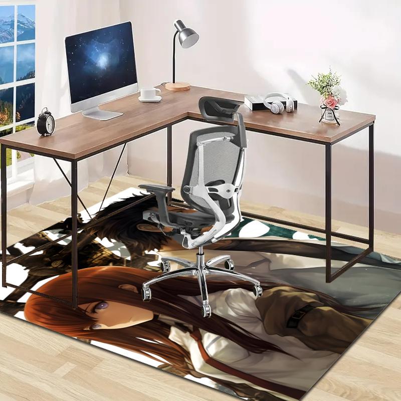 Steins;Gate Design Area Rug - Non-Slip, Soft & Cozy Floor Mat for Living Room, Bedroom, Office - Indoor/Outdoor Decorative Carpet