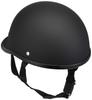 Bike Parts Center Half Helmet, Long Ducktail, Matte Black, One Size Fits Most (Head Circumference 57cm-60cm) 722205