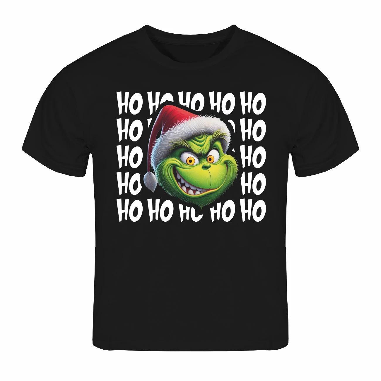 Kids T Shirt Ho Ho Ho Grinch Christmas Gifts Funny Funny Movie Xmas S
