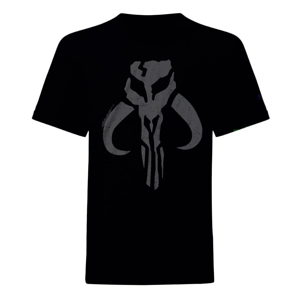 Star Wars: The Mandalorian Unisex Adult Distressed T-Shirt