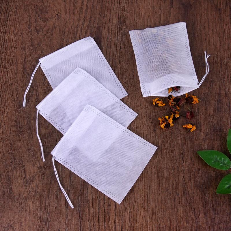 Zhishi Disposable Drawstring Tea Filter Bags