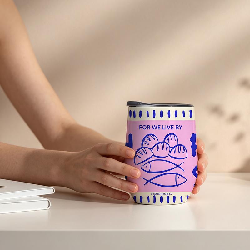 Eggshell Cup 355ml Bread Fish Bible Verse Element U Shape Eggshell Cup 12oz Eggshell Insulated Cup Mini Stainless Cool Cup Egg Shaped Insulated Cup Eggshell Cup 355ml